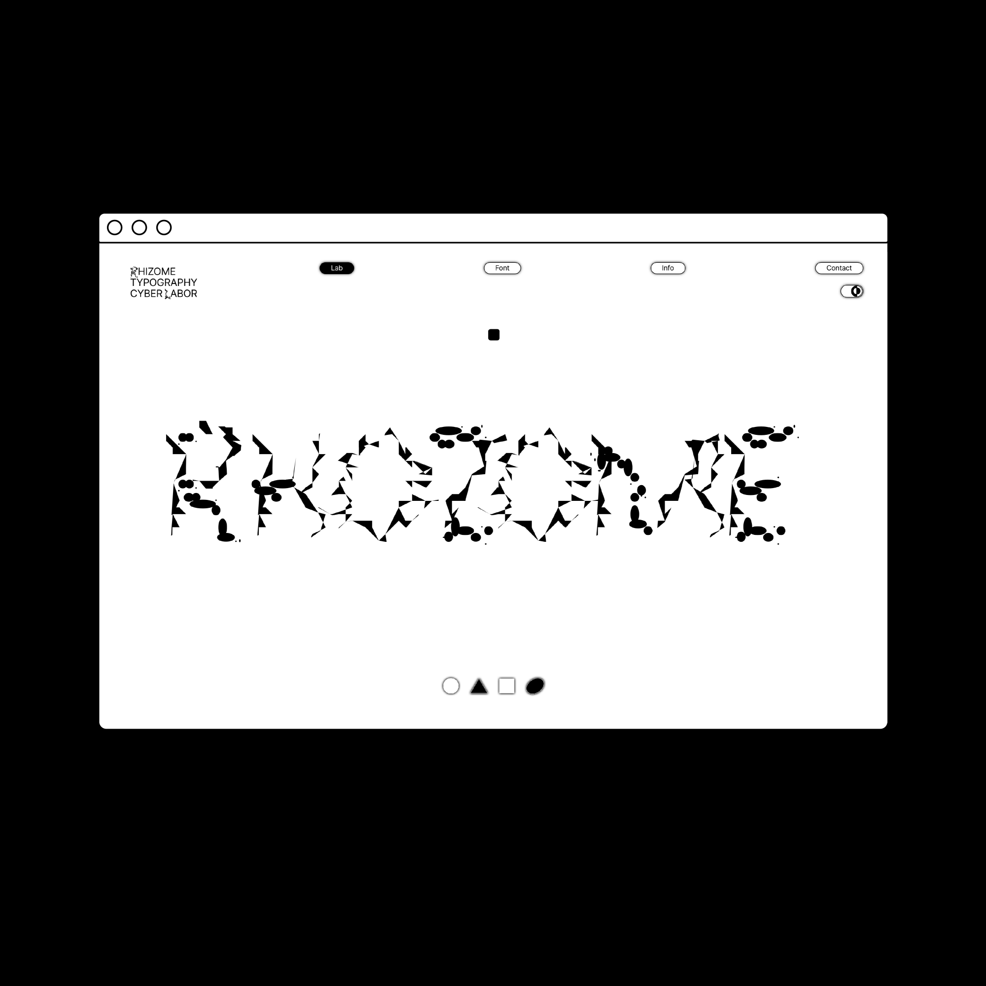 Rhizome Typeface